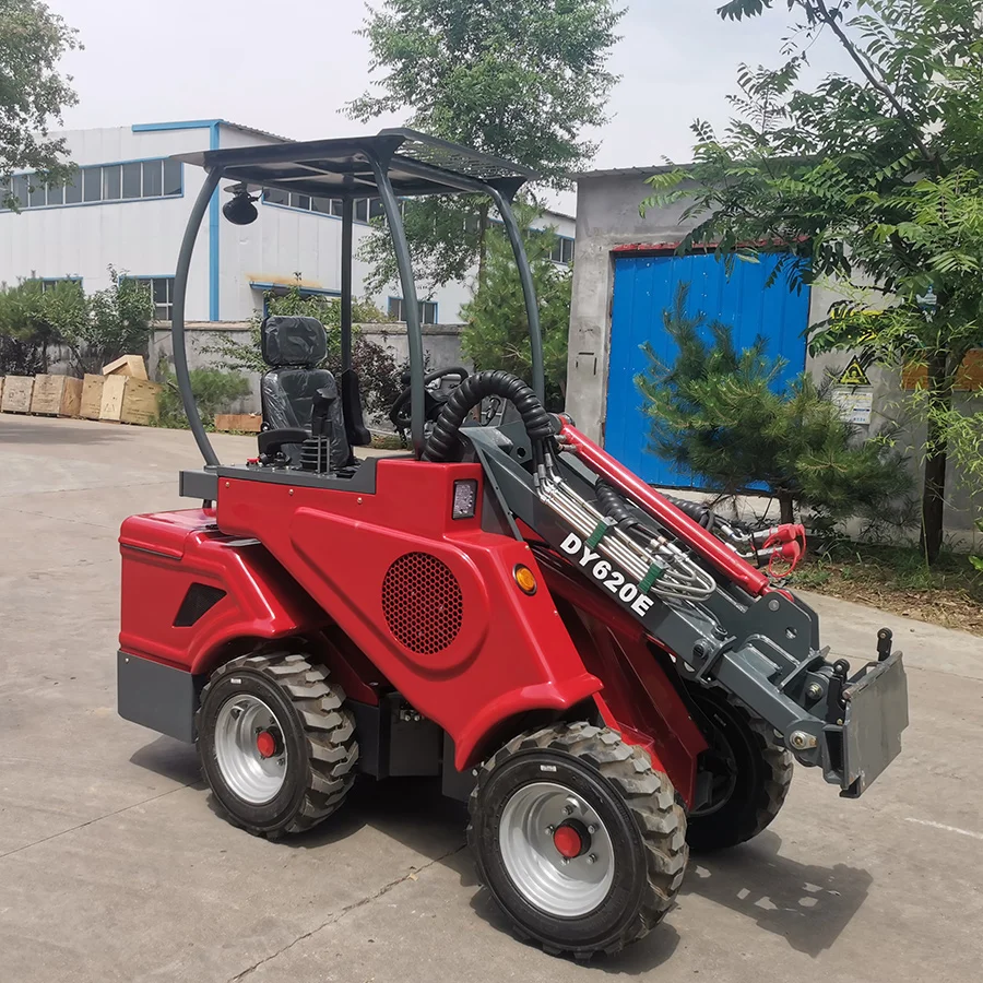 Factory Price 4Wd Full Electric Drive Mini Front End Loader DY620E Telescopic Wheel Loader