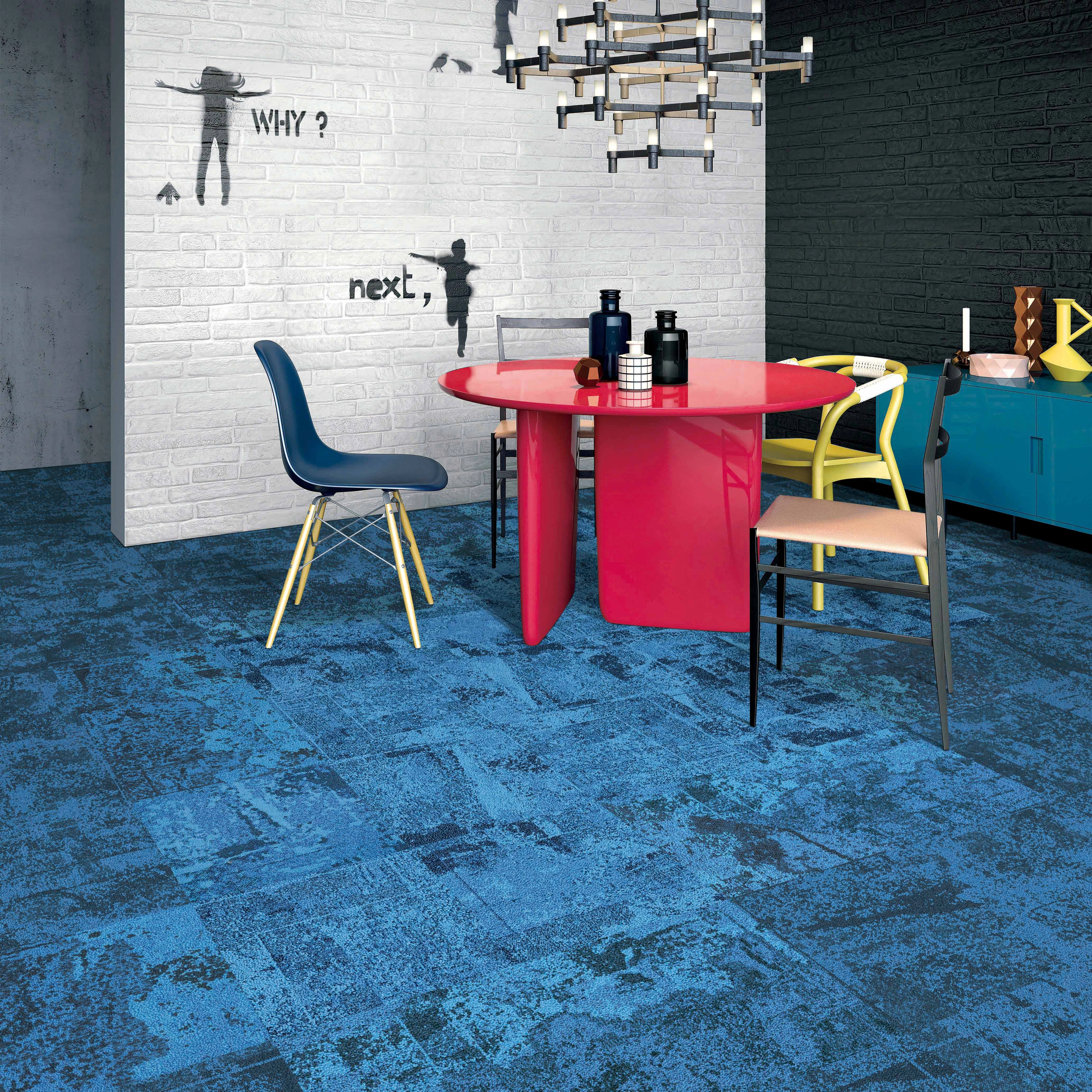 Interlocking waterproof casino cinema shopping mall floor carpet tile