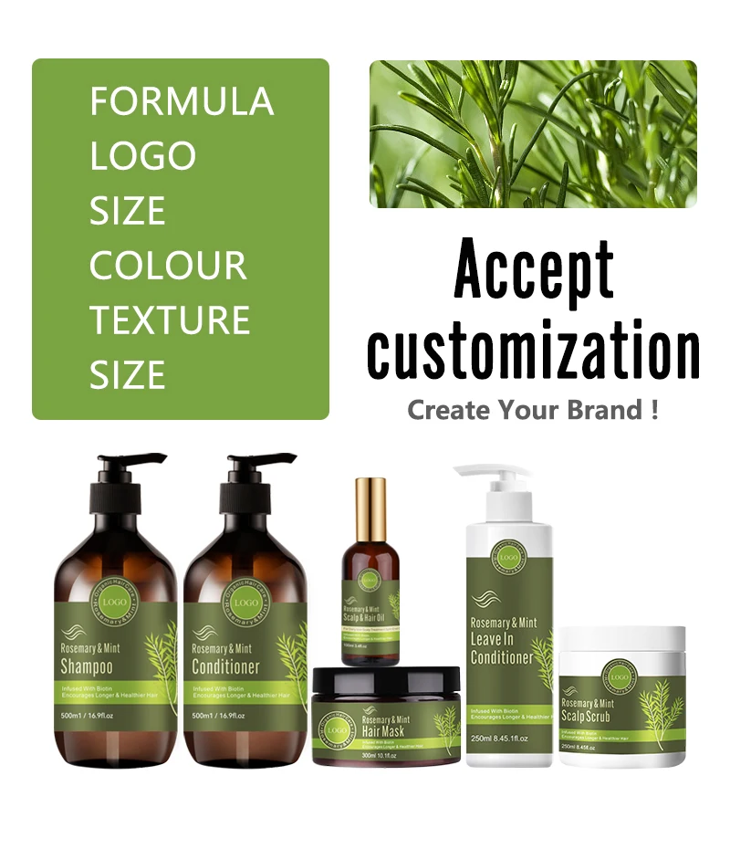 Органический шампунь для восстановления роста волос с розмарином