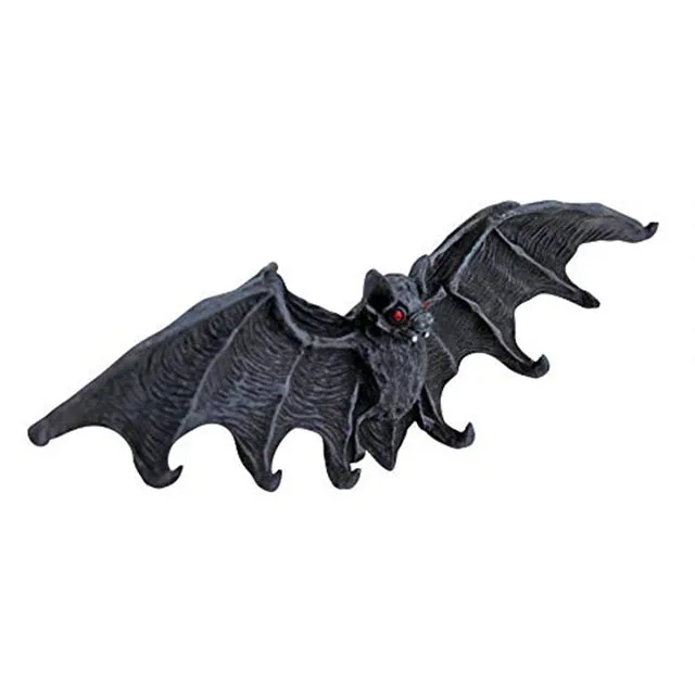 Black Vampire Bat Key Holder Wall Sculpture