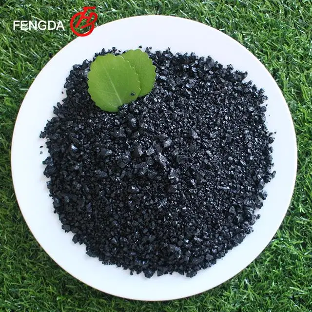 Potassium Humate Flakes Shiny 100% Water-Solubility Fertilizer Super Potassium Humate