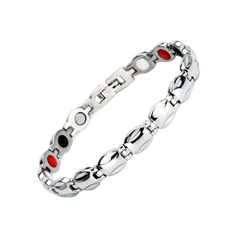 Fashion Magnetic Bracelets Titanium Steel Therapy Bracelet Pain Relief for Arthritis Magnets for Carpal Tunnel Syndrome