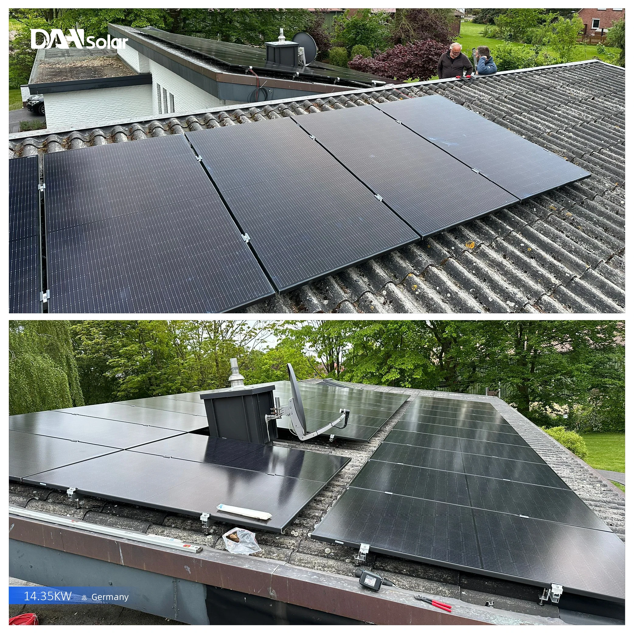 Hybrid Home Photovoltaic Panels 3KW 5KW 8KW 3Phase Solar Power System with Battery
