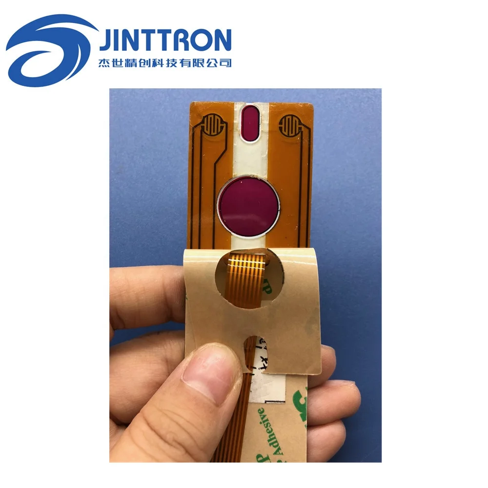 Membrane switch built-in pressure four leg tactile metal domes keyboard