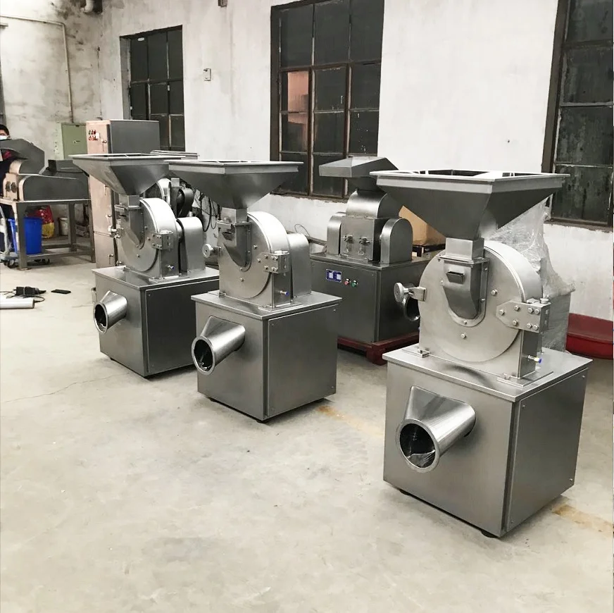 High efficient automatic cayenne chilli powder making crushing milling crusher mill processing machine