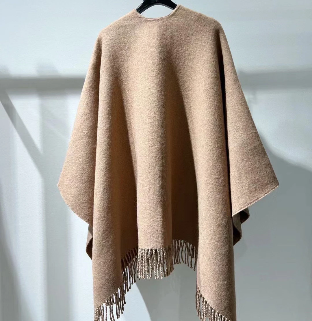 New arrival unisex designer woolen winter thickren shawl warm soft pashmina poncho