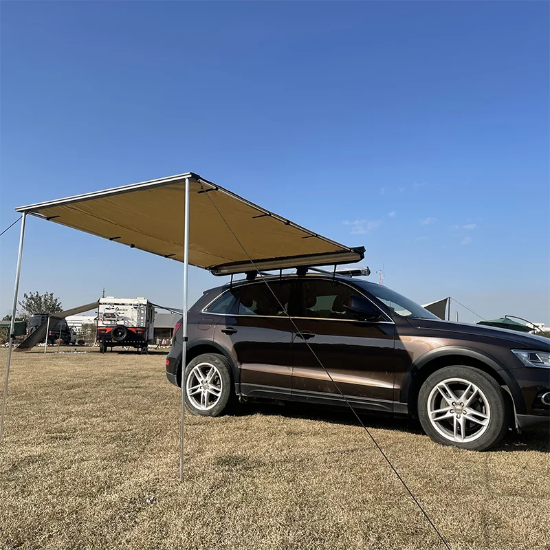 Car Side Awning With High Quality Waterproof  Offroad Car Side Retractable Awning 4*4 For Outdoor Camping
