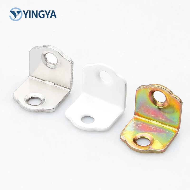 Iron Steel L-Shaped Triangle Bracket 90 Degree Right Angle Plus Fixed Angle Furniture Connector for Corner Code Iron Hardware