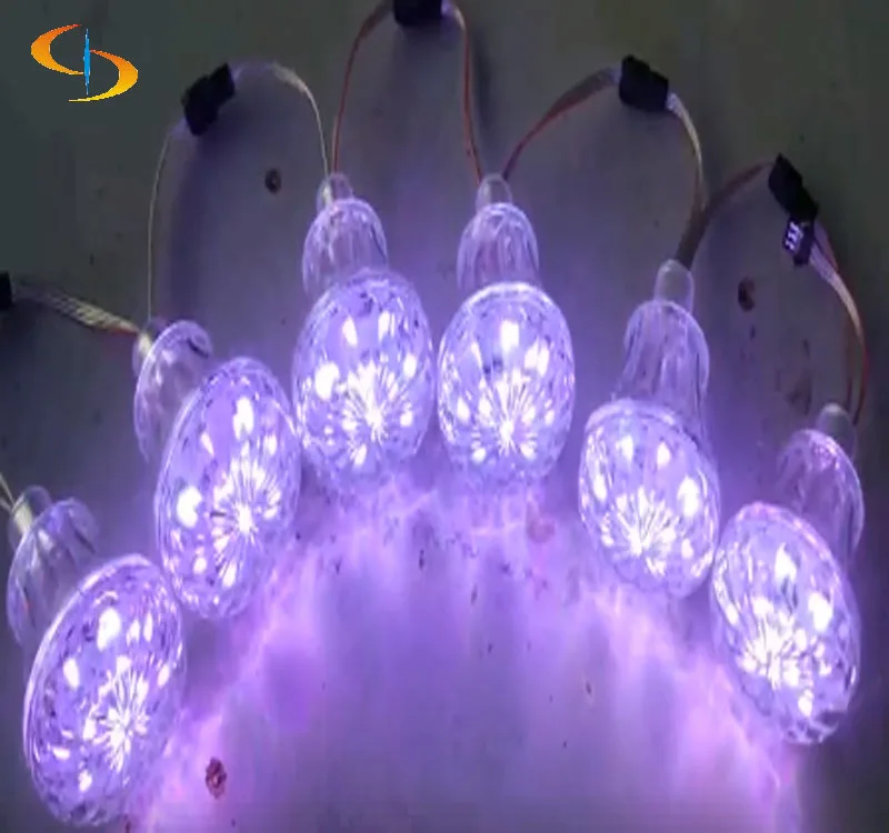  cabochon rgb led pixel 60mm 18led amusement 24v