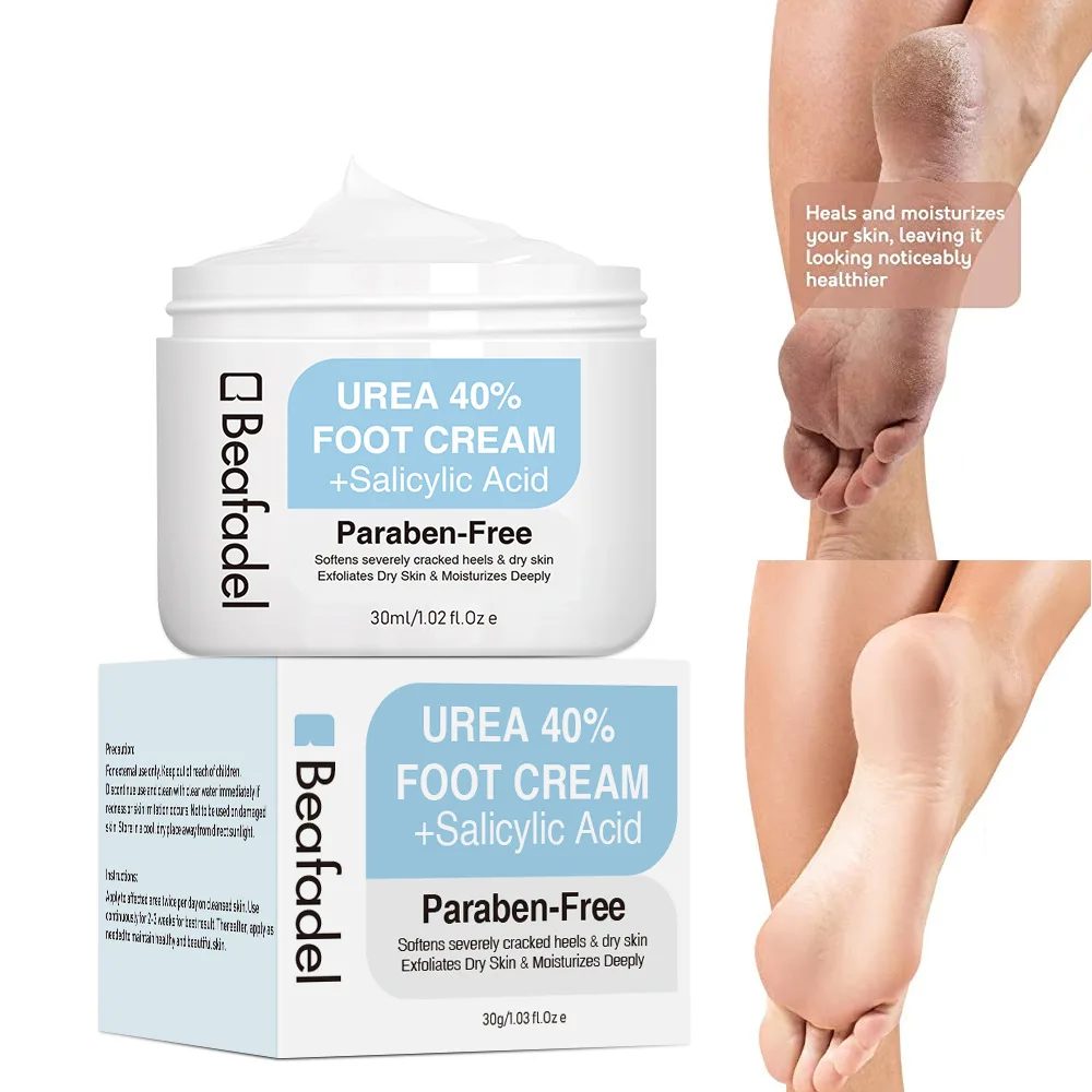 Foot Care Urea Cream 40% Foot Scrub Salicylic Acid Exfoliates Dead Skin Callus Remover Hand Repair Care Moisturizing Cream