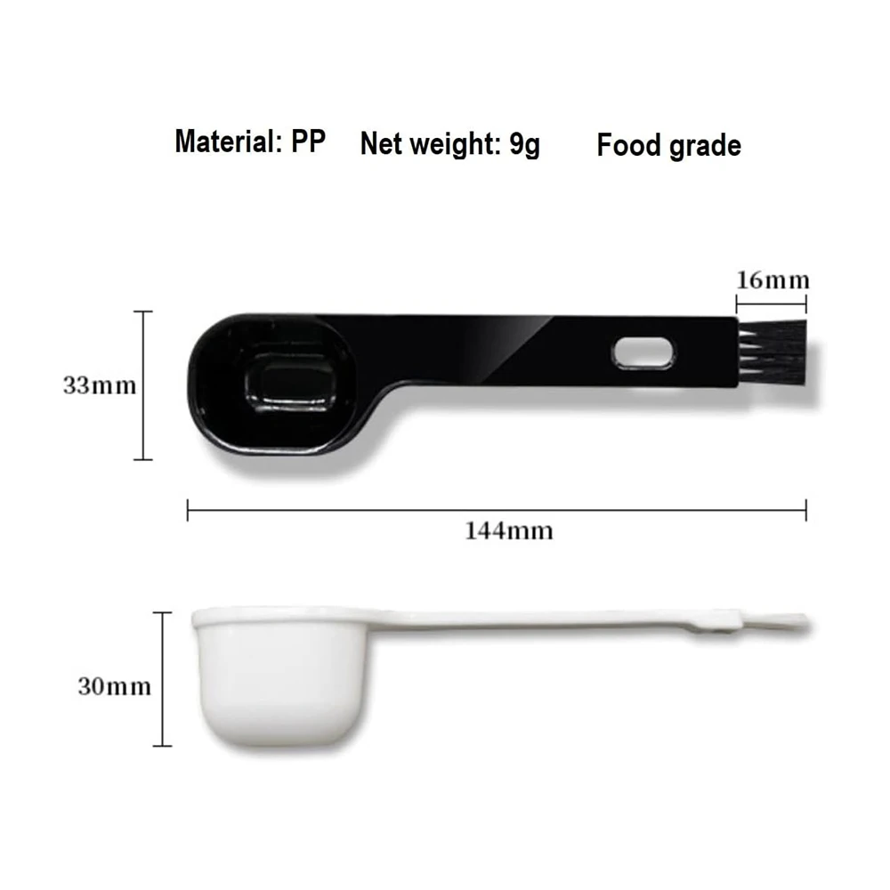 Adjustable Manual Coffee Beans Grinder Glass Grinding Tool With Cleaning Brush