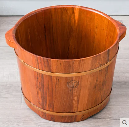 CLEARANCE wooden foot bucket bath spa  basin solid beech wood wholesale factory price