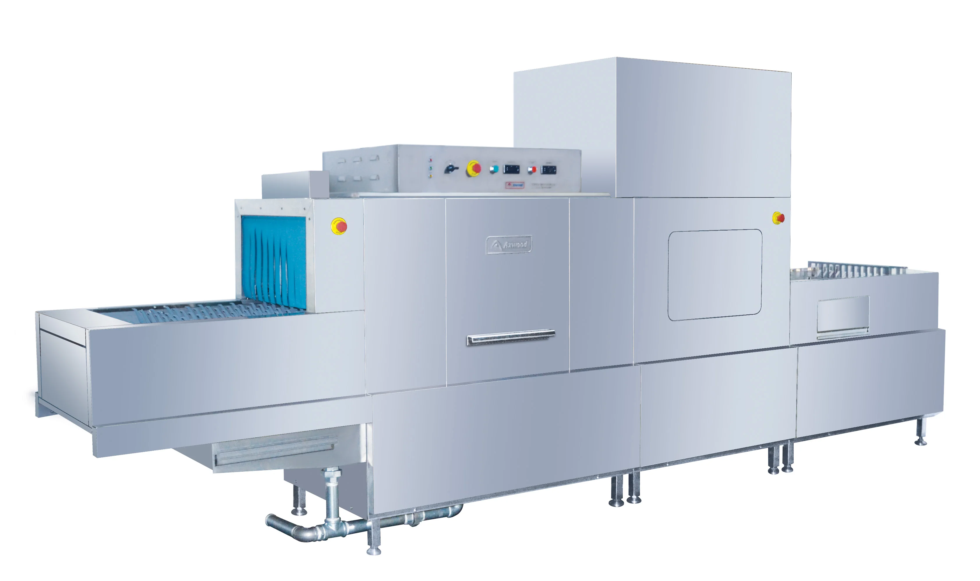 Full Automatic Electric Commercial Dishwasher Freestanding Wash Dishes Machine