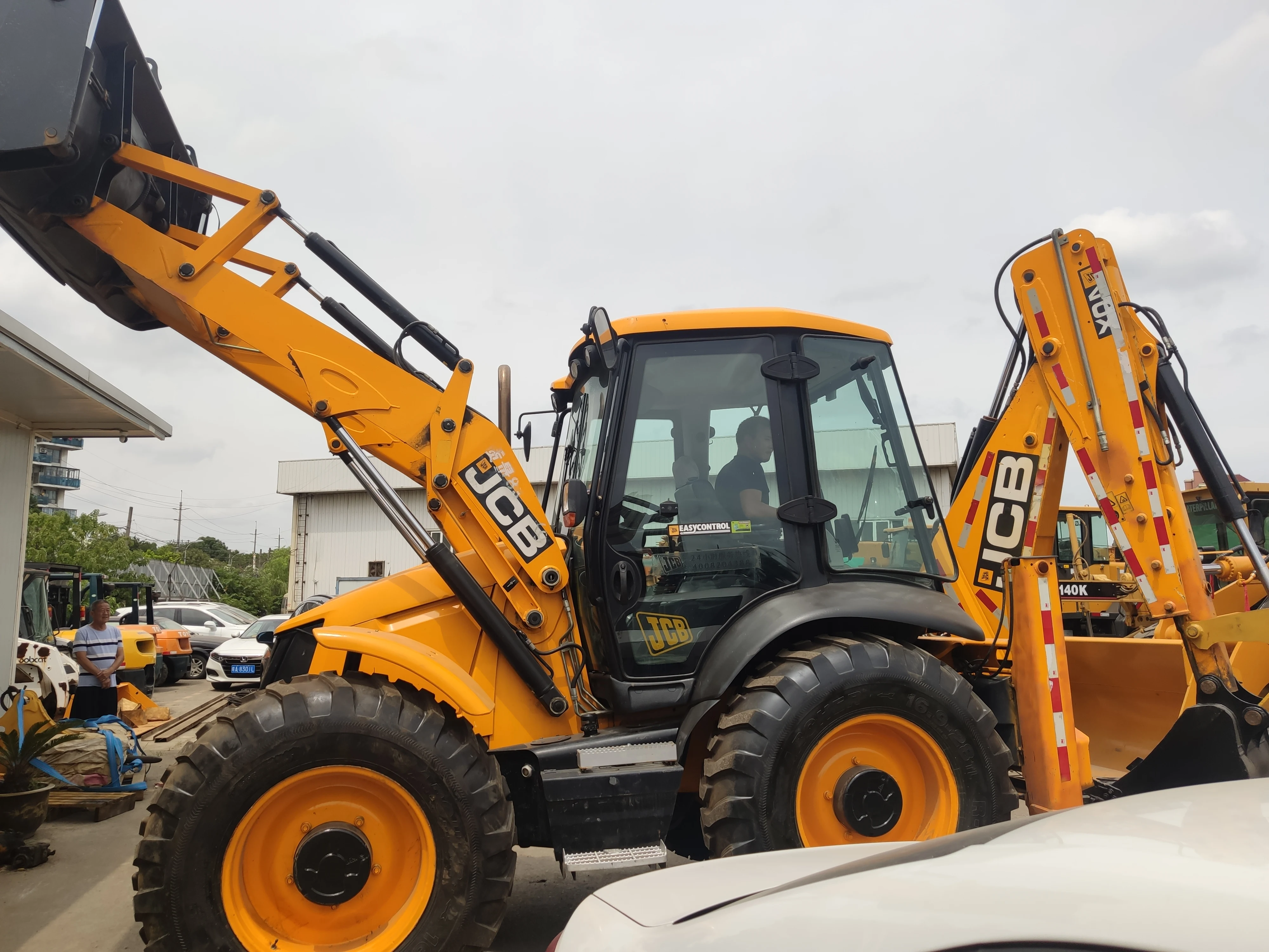 Cheap price used/second hand JCB 4CX 3CX 2CX original backhoe loader in high quality for sale
