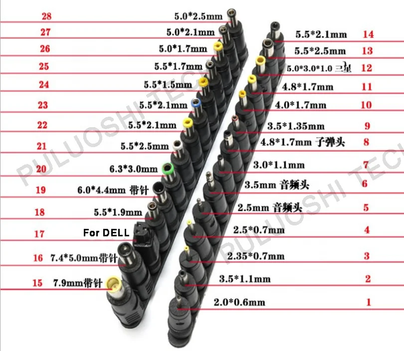 5 В/12 В 5,5*2,1 мм «Мама» к 4,0*1,7 мм «папа» разъем питания постоянного тока, переходник для ПК, ноутбука, камеры, адаптера и т. д.