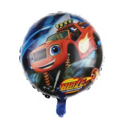 Машина Blaze and The Monster, суперформа, фольгированный шар для детских Праздничных Украшений
