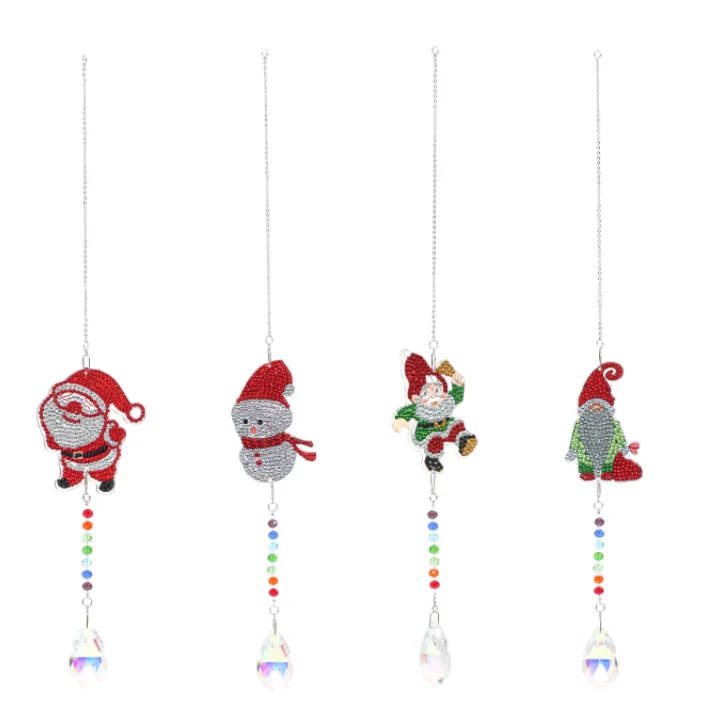 small DIY calendar accessories  Diamond Painting Hanging Ornaments Home Window Pendant For Door Bedroom Wall Decoration