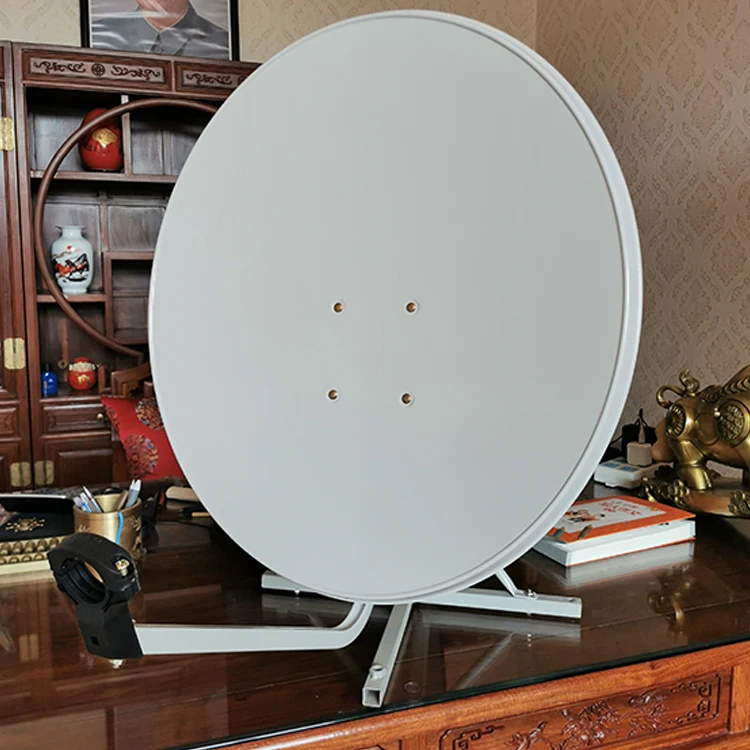 S KU-60 big parts0.5mm-0.6mm KU band 65cm satellite dish antenna ground mount tv antenna
