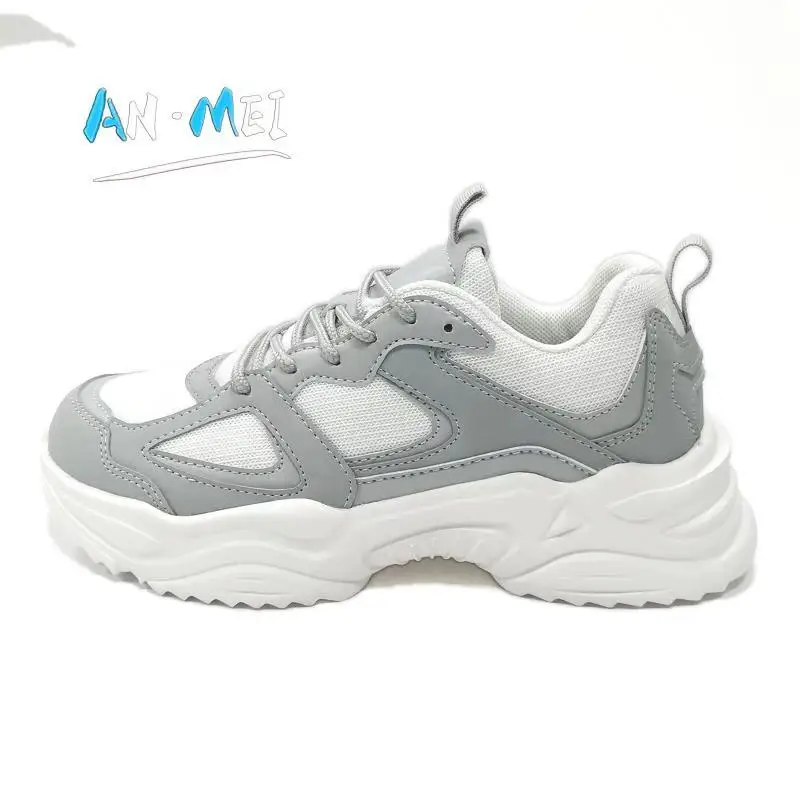 AM1116 OEM Dropshipping Sport Footwear Chunky White Custom Shoes For Man