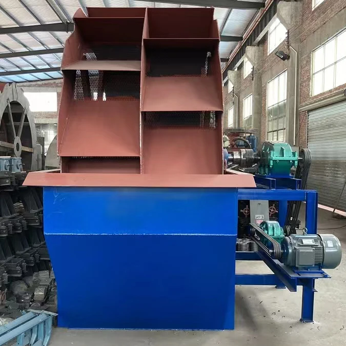 River Sand Screening Equipment Mobile Cleaning Station Wheel Sand Washer Machine