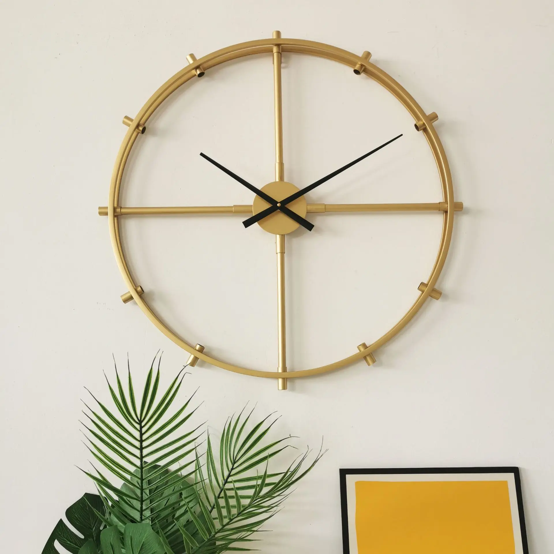 Clock Fashion Creative Wall Clock Quartz Clock Wrought Iron Watch Wall  Decor Hot Sell Amazon Ebay Wish Etsy