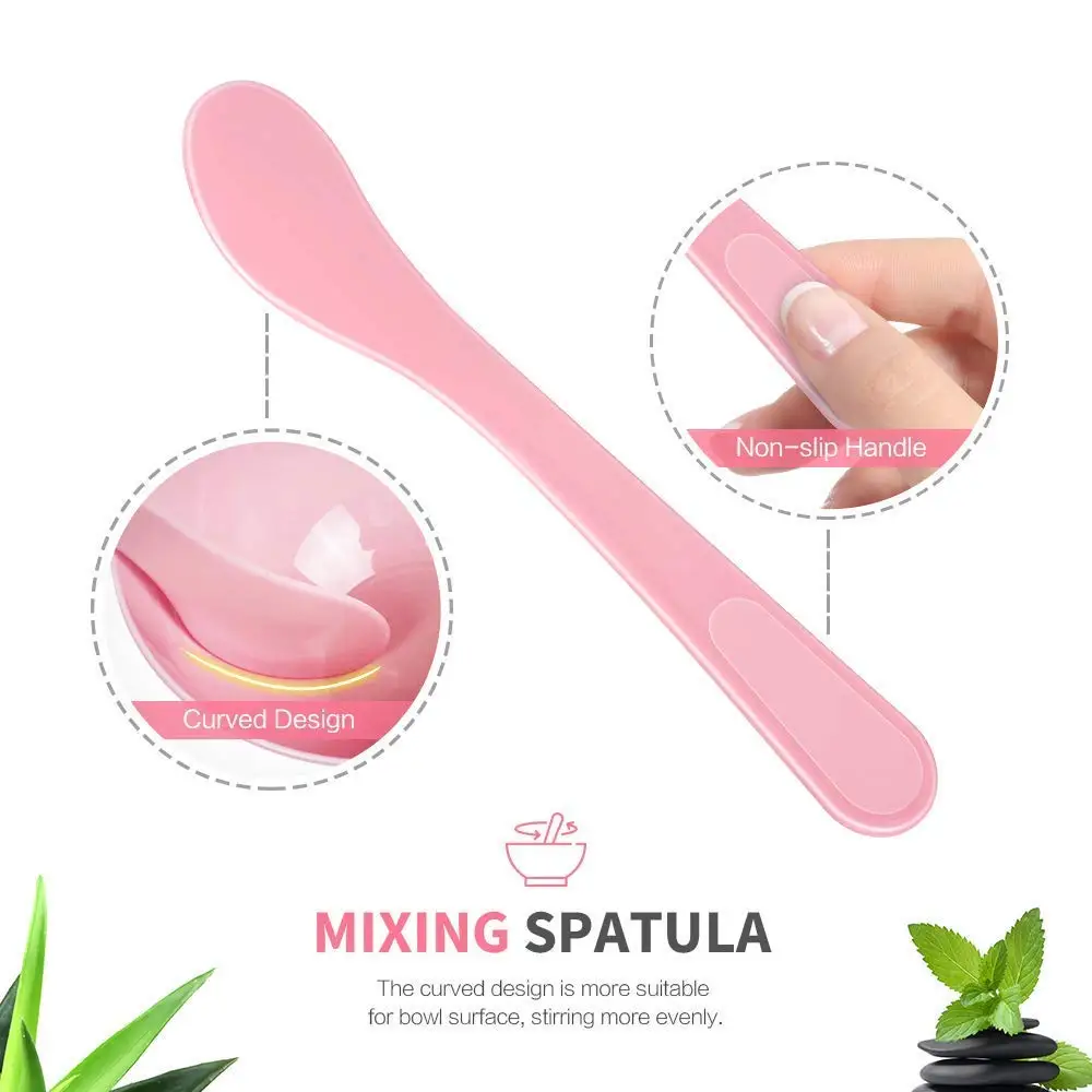 Wholesale Face Mask Mixing Bowl Set Facemask Mixing Tool Kit Facial Mask Bowl Stick Spatula Silicone Brush Measure Spoon
