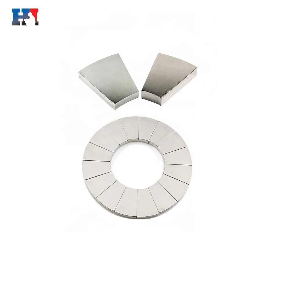China Professional Manufacturer Supply High Temperature Arc Neodymium Magnets for Wind Generator BLDC Motor