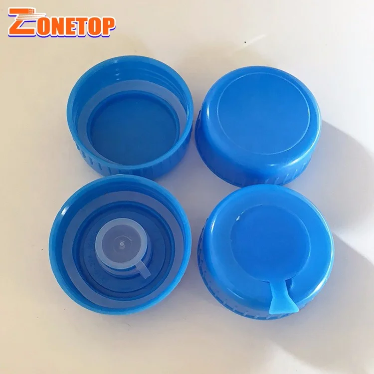 Free Sample Reusable Non Spill 55mm Lid 7.5 Liter 12L 15L 18 Litre 19L 20 Ltr 5 Gallon Plastic Mineral Water Bottle Cap For Sale