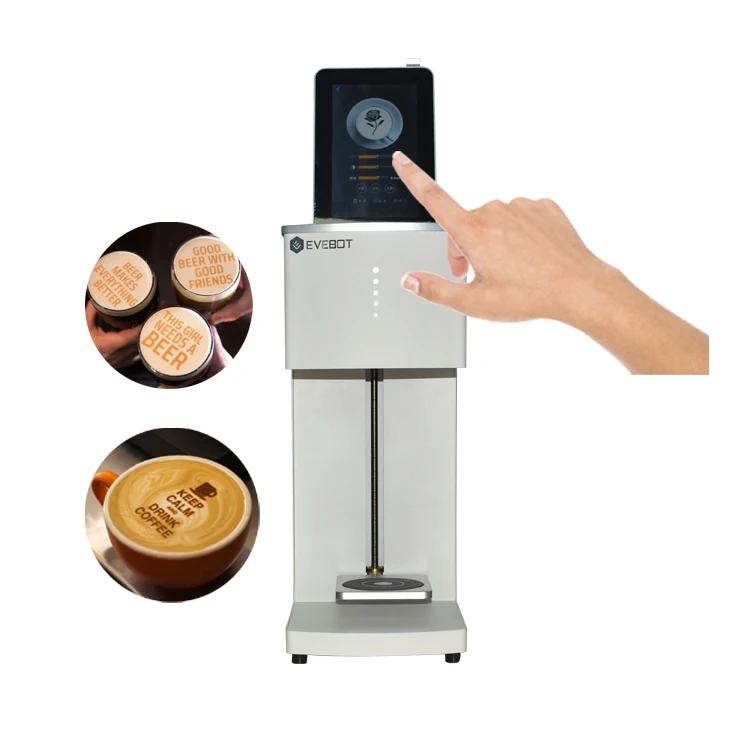 Economical Selfie Coffee Printer Machine Edible Ink 20S Beer Evebot 2019 Color Eb-Fc Eb-Fm1 Eb-Ftb Ebftb Cartridge Edibleink Ft5