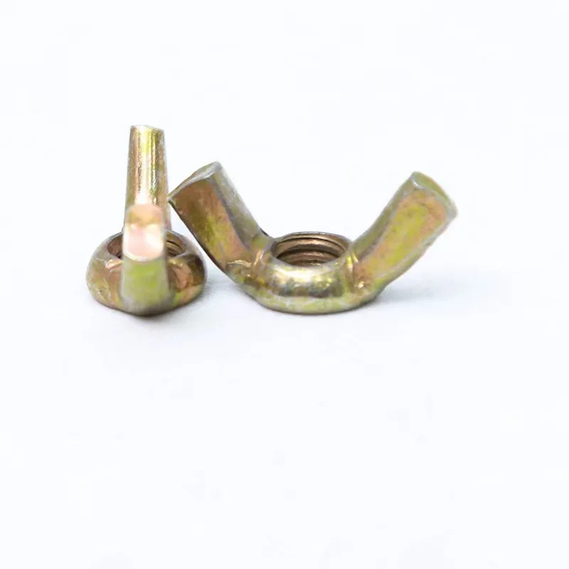 Butterfly Nut Wing Nut M2 M7 M16 Flat Forged Brass Steel Aluminum Formwork Washed Wing Nut