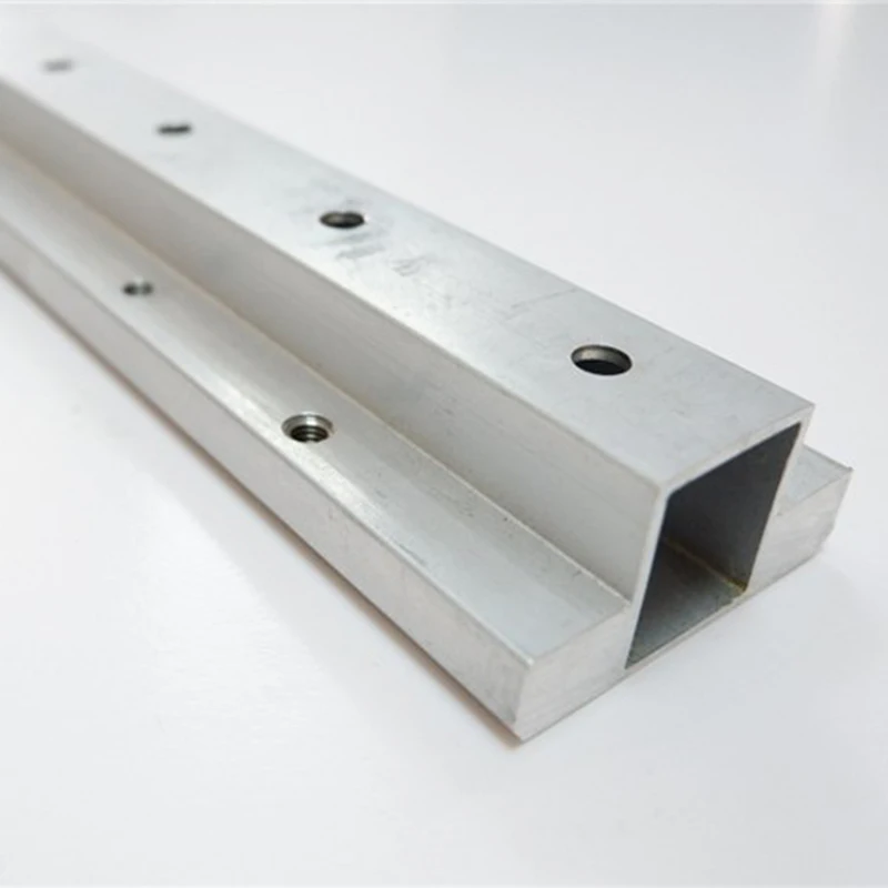 Custom metal aluminium al alloy anodized cnc extruded extrusion black industrial aluminum profiles manufacturer