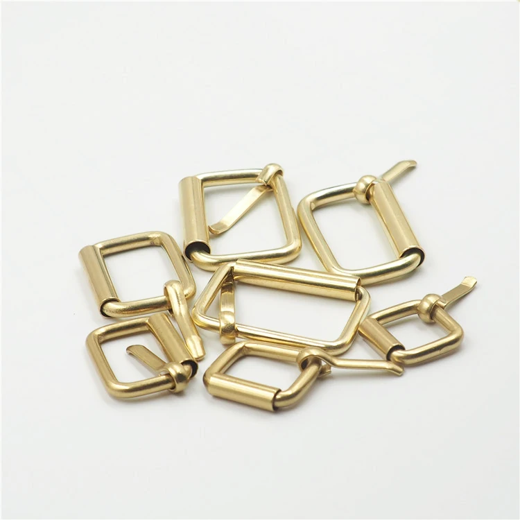 Hot sele Metal adjustable roller pin buckle high quality solid brass roller pin buckle