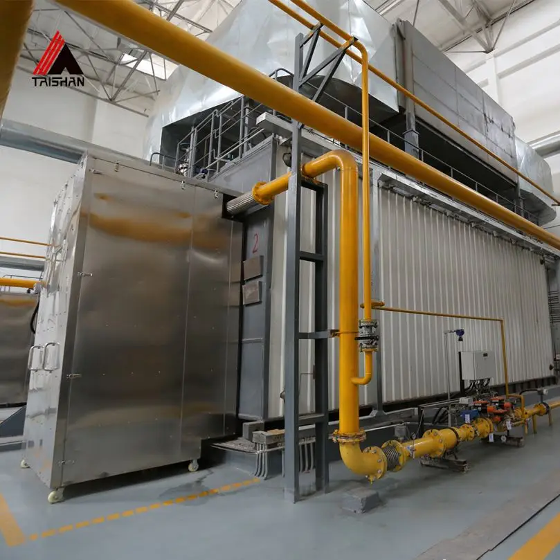 Промышленный котел на природном газе дымогарной трубы 10Ton паровой котел