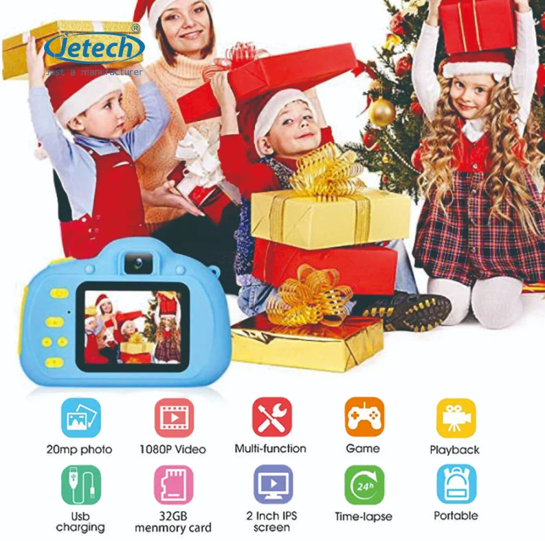 Лучший подарок милая детская камера видеозапись Встроенные игры цифровая игрушка для детей 2 0 дюйма 1200 Вт