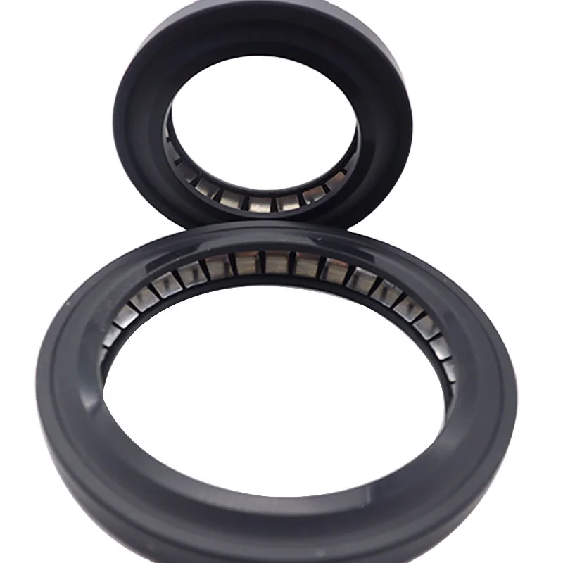 Hydraulic Manufacturer Rubber PTFE +carbon Fiber Variseal jacket V type stainless steel Spring Energized Seals