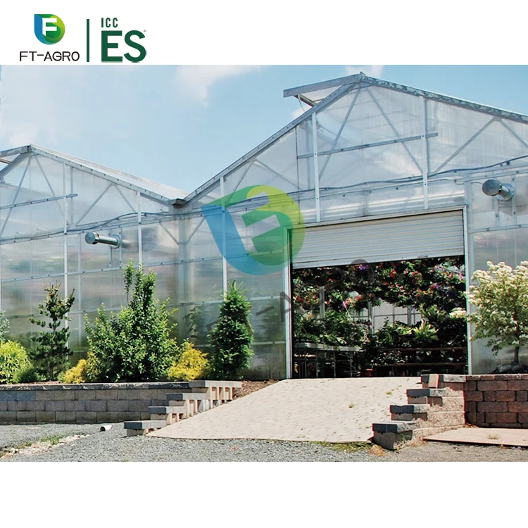 PC sheet Greenhouse with  other equipment