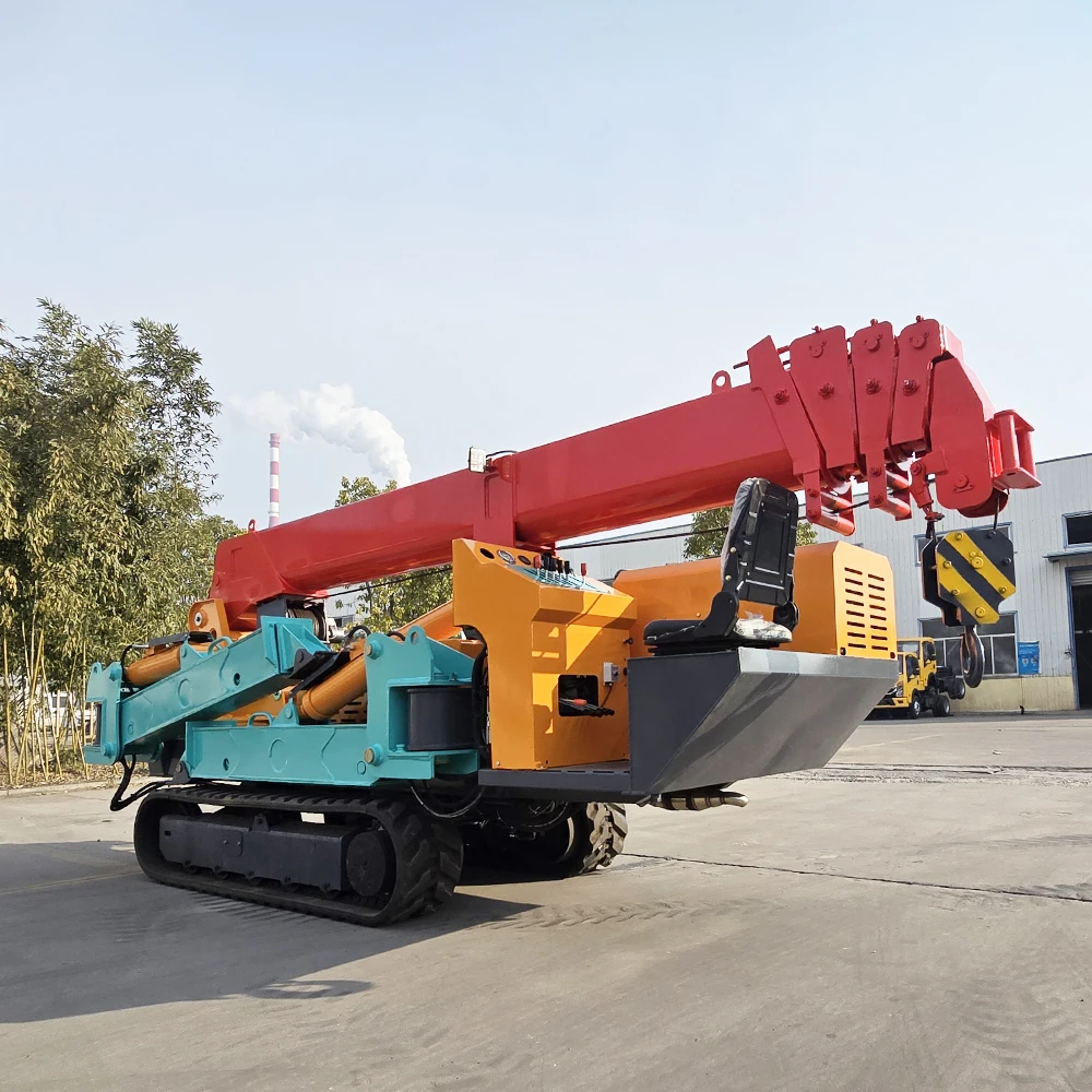 5 Ton Mini Narrow Space Lifting Crane Folding Crawler Spider Cranes Hydraulic Crane Lifting Equipment