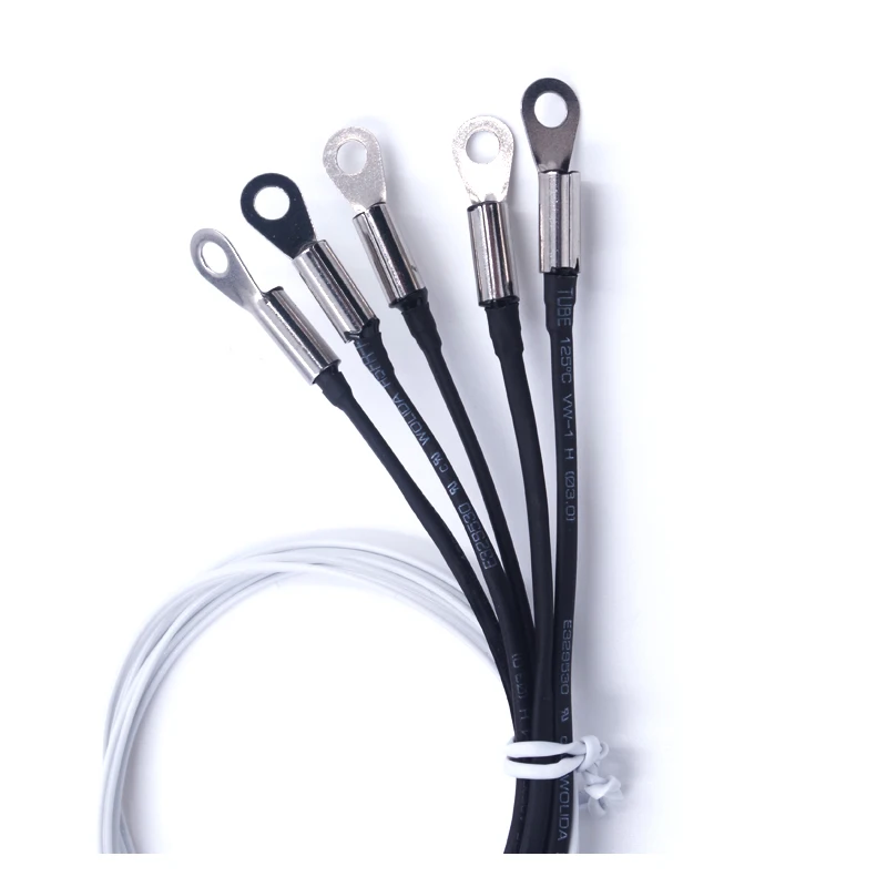 Custom temperature sensor with 10k NTC thermistor for BMS battery pack