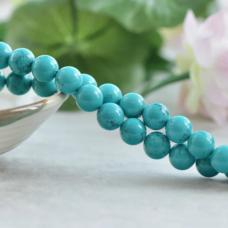 
Optimized turquoise ball loose pine products wholesale factory direct sales gemstone bead crystal beads wholesale beads 