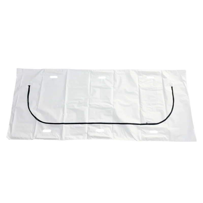 Good Selling White Disposable PVC Material Body Bags for Adult Dead Bodies Funerary Funeral Bodybags