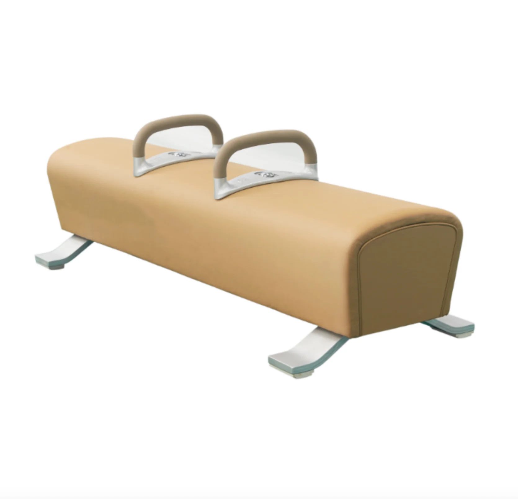 Gaohao gymnastic training Low Pommel Horse Floor Buck Horse with  2 Pommels