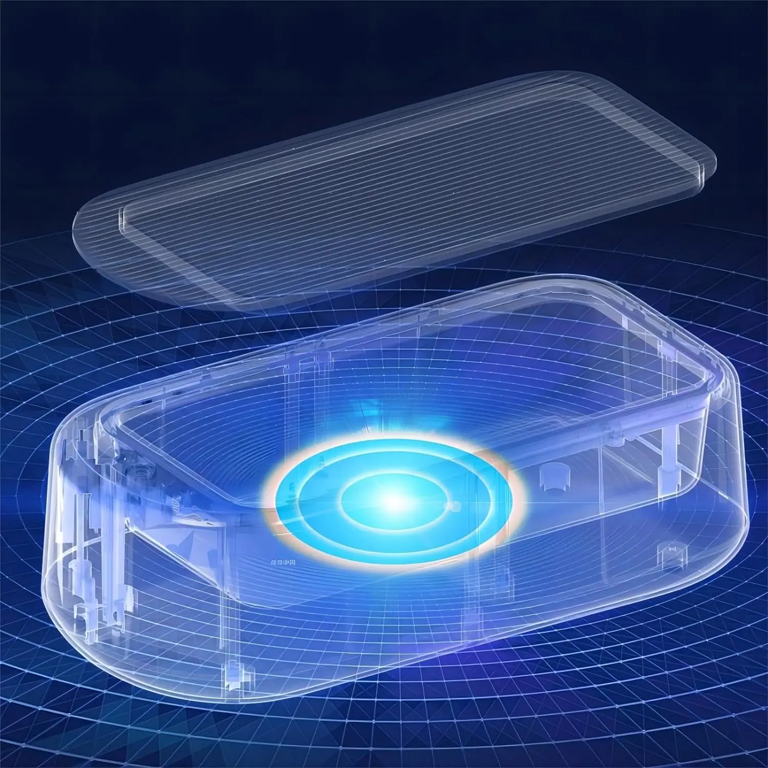 Household Ultrasonic Cleaning Machine Portable Ultrasonic Jewelry Cleaner High Frequency Vibration Washing