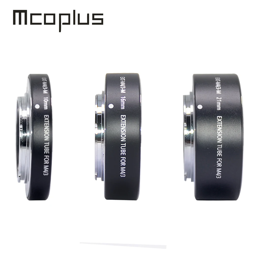Mcoplus 10mm 16mm 21mm for Micro M4/3 MFT Mount Camera AF Auto Focus Macro Extension Tube  Adapter Ring