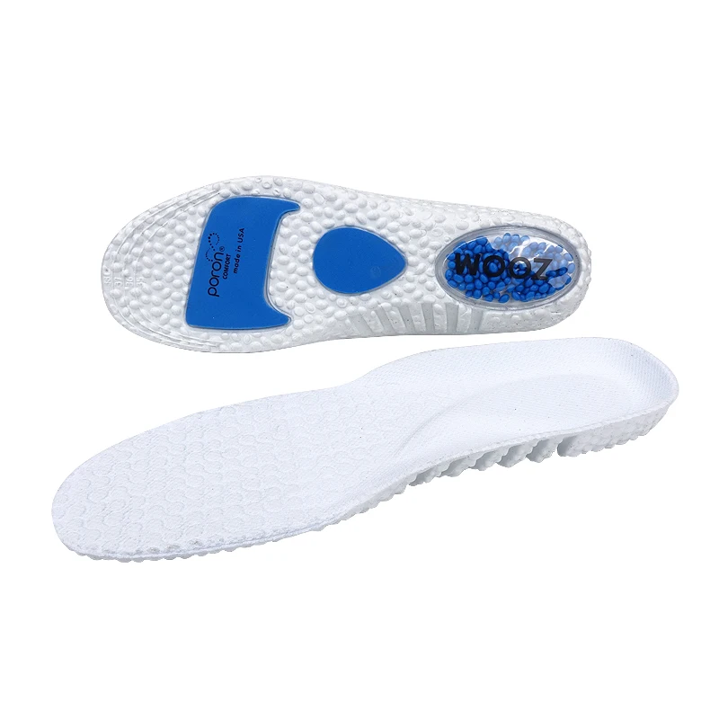 New Design Air Cushion Sport Insoles Poron Shock Absorption Breathable High Elastic Soft Insoles