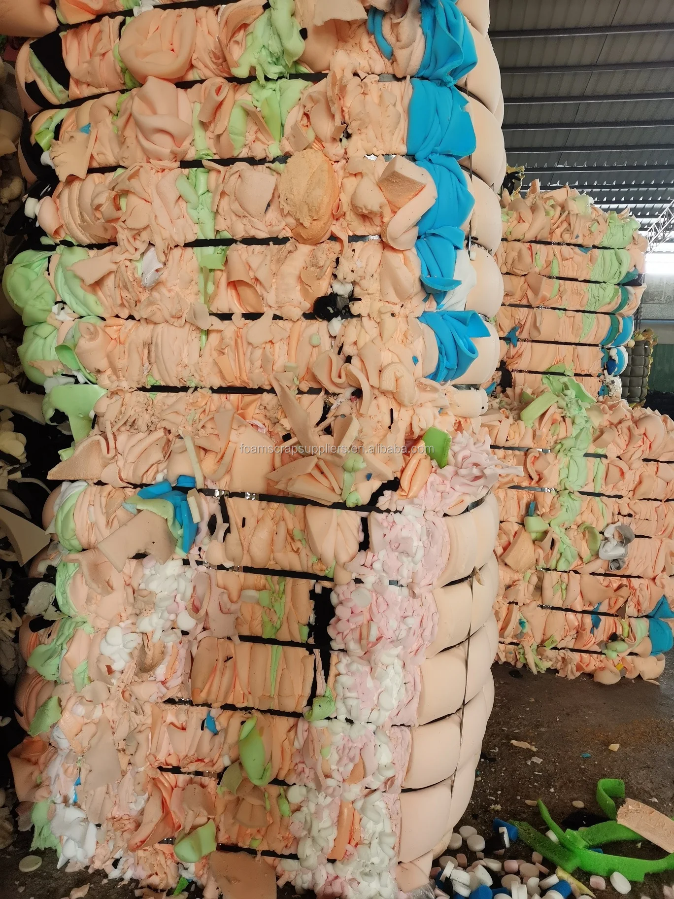 Best Quality foam scrap Soft Polyurethane recycled foam sofa material lowest price rubber foam