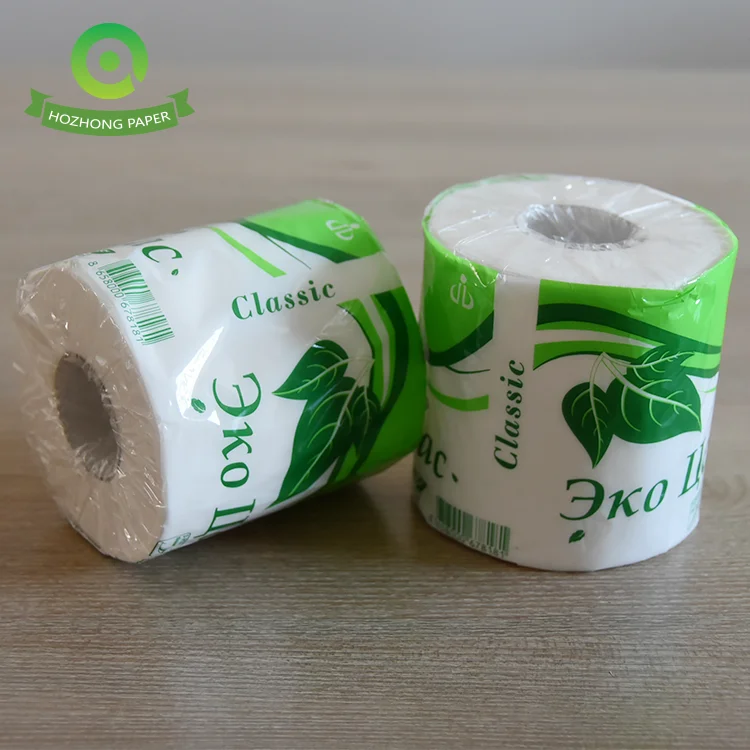 Китайский поставщик переработанная целлюлозная бумага Toliet Roll paper