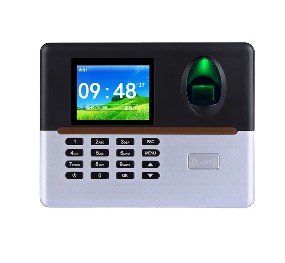 Professional Biometric Fingerprint Password/ ID Card Recognition Wifi Time Attendance System For Office