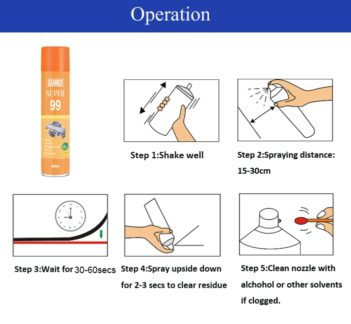 XIANGY 99 Temporary Fabric Embroidery Adhesive Spray Glue