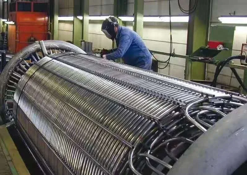 Supply Gas Condensing Equipment After Chemical Kettle Recovery Spiral Wound Tube Condenser