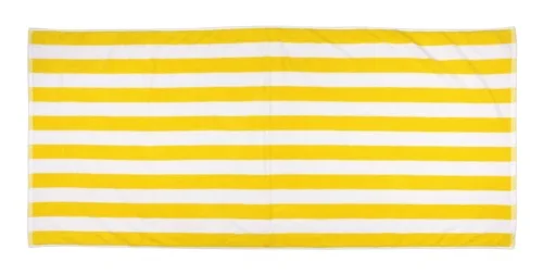 Custom Logo New Design Striped 100% Cotton Terry Absorbent Jacquard Beach Towel